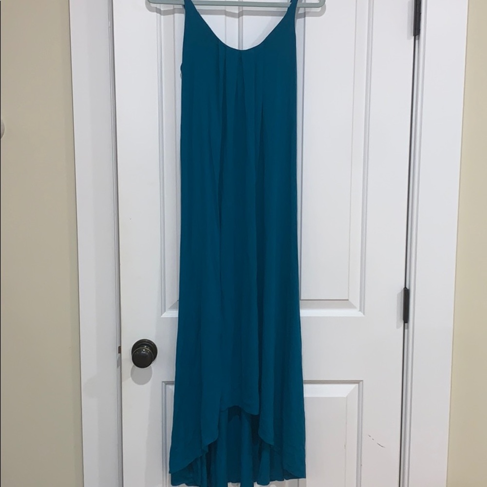 Cynthia Rowley- High low aquamarine dress